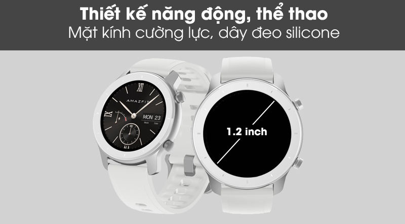 Đồng hồ Huami Amazfit GTR 42mm l&agrave; m&oacute;n phụ kiện vừa thời trang vừa tiện &iacute;ch mang sắc trắng hiện đại